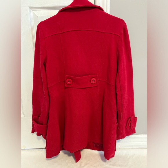 Banana Republic Red Coat, M - Picture 2 of 7